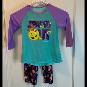 Kids emoji pajamas